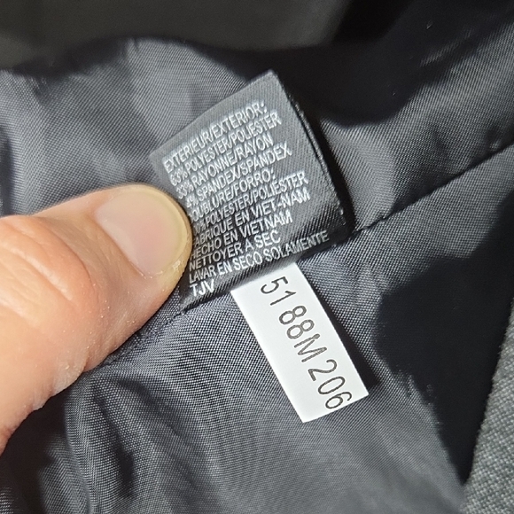 Tahari Women's Striped Suit Jacket - Black and Gray - Picture 4 of 7